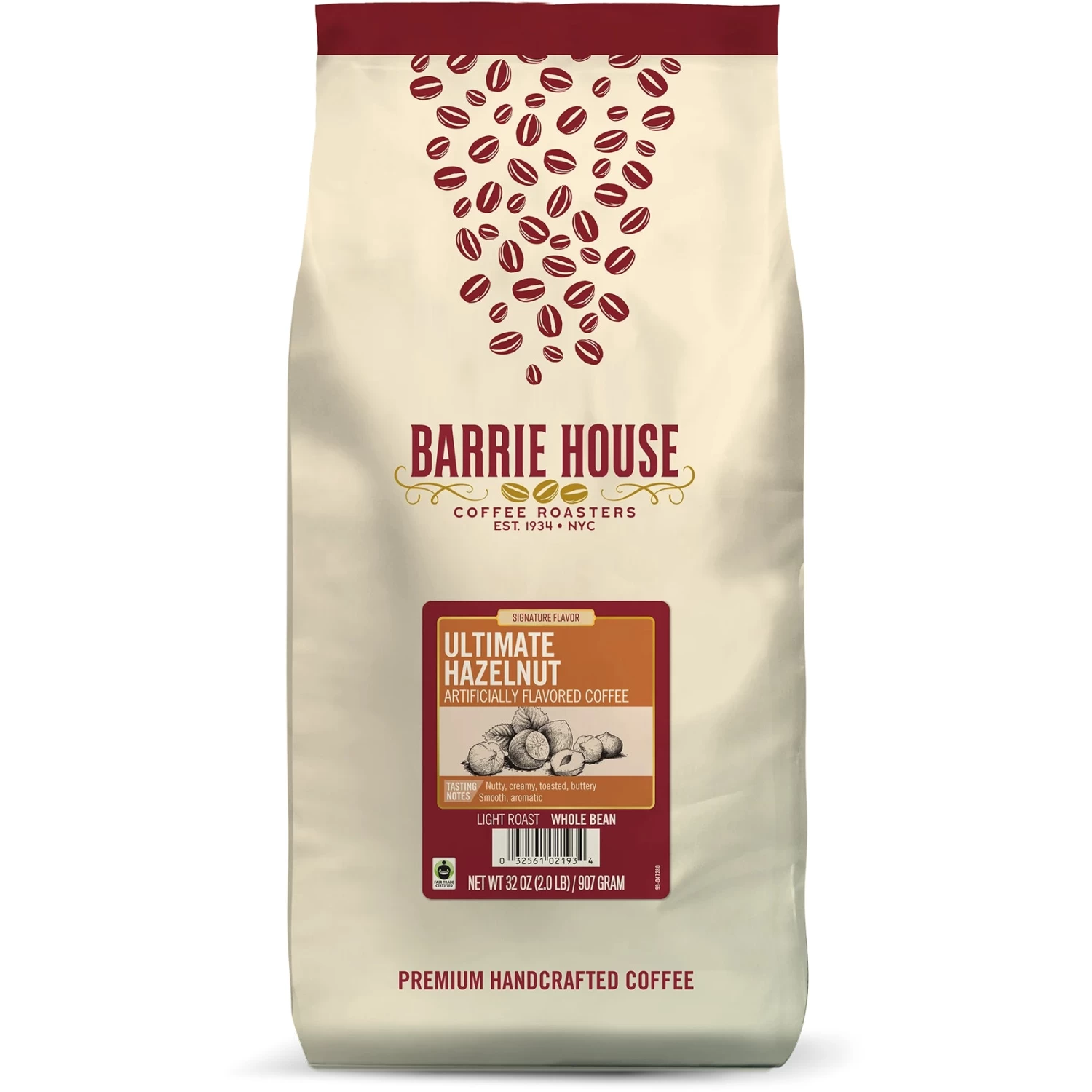 Barrie House Ultimate Hazelnut Fair Trade Organic Coffee 1 Barrie House Ultimate Hazelnut Fair Trade Organic Coffee