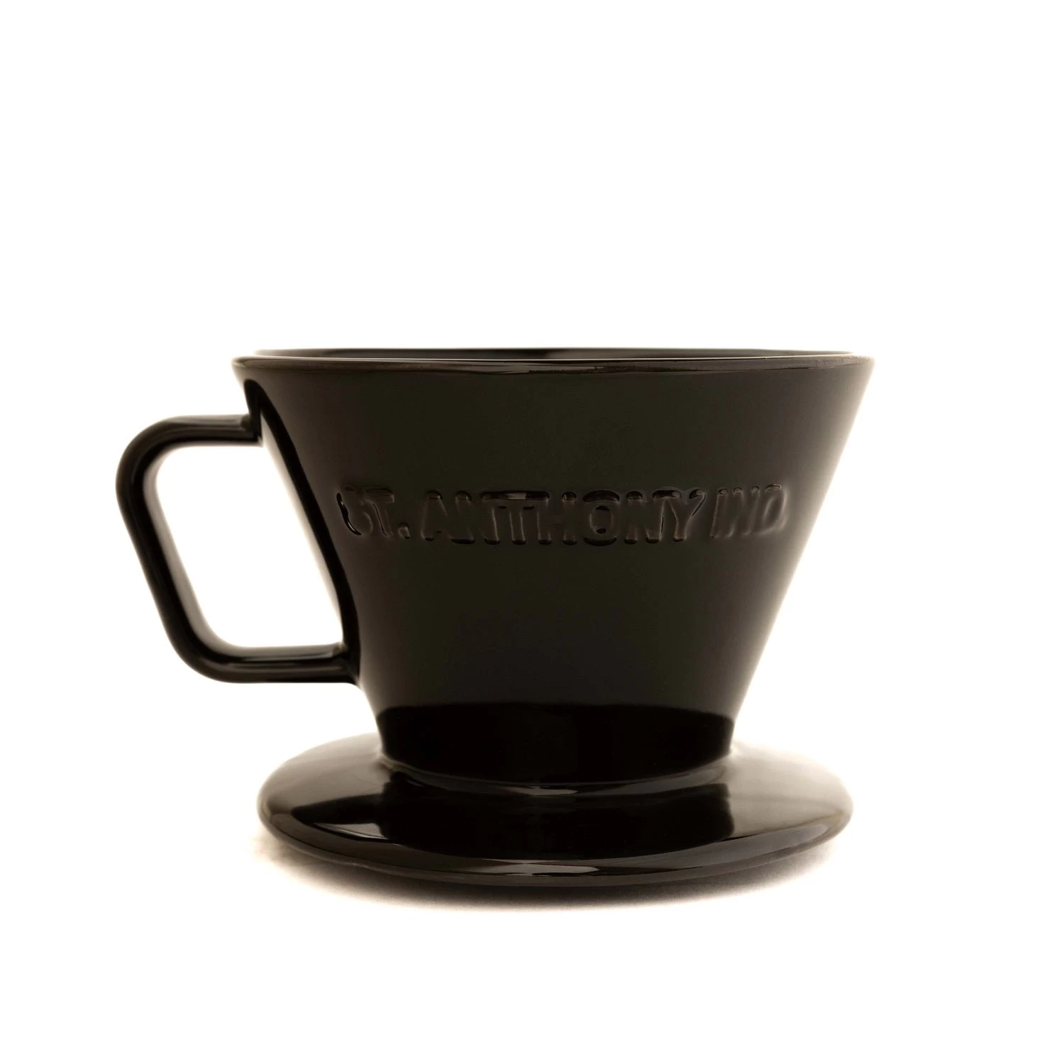 Saint Anthony Industries F70 Ceramic Flatbottom Pourover Brewer - Black 1 Saint Anthony Industries F70 Ceramic Flatbottom Pourover Brewer - Black